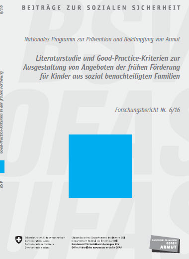 Literaturstudie und Good Practice Kriterien zur Ausgest von Angeboten Frhe Frderung d