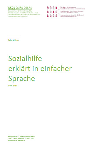 SKOS Sozialhilfe erklrt in einfacher Sprache d