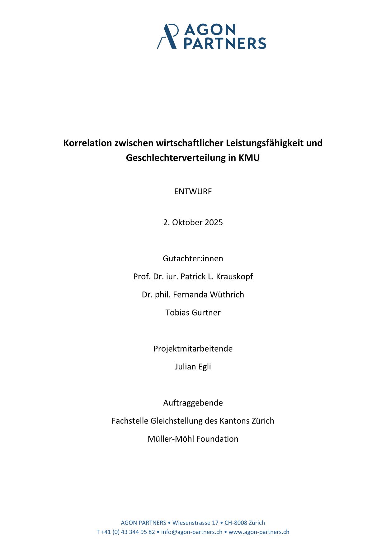 2025 Agon Geschlechterverteilung