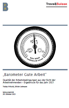 Barometer Gute Arbeit Travail.Suisse 2021 d