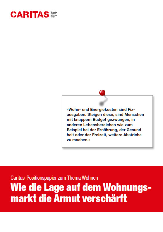 Caritas Positionspapier zum Thema Wohnen d
