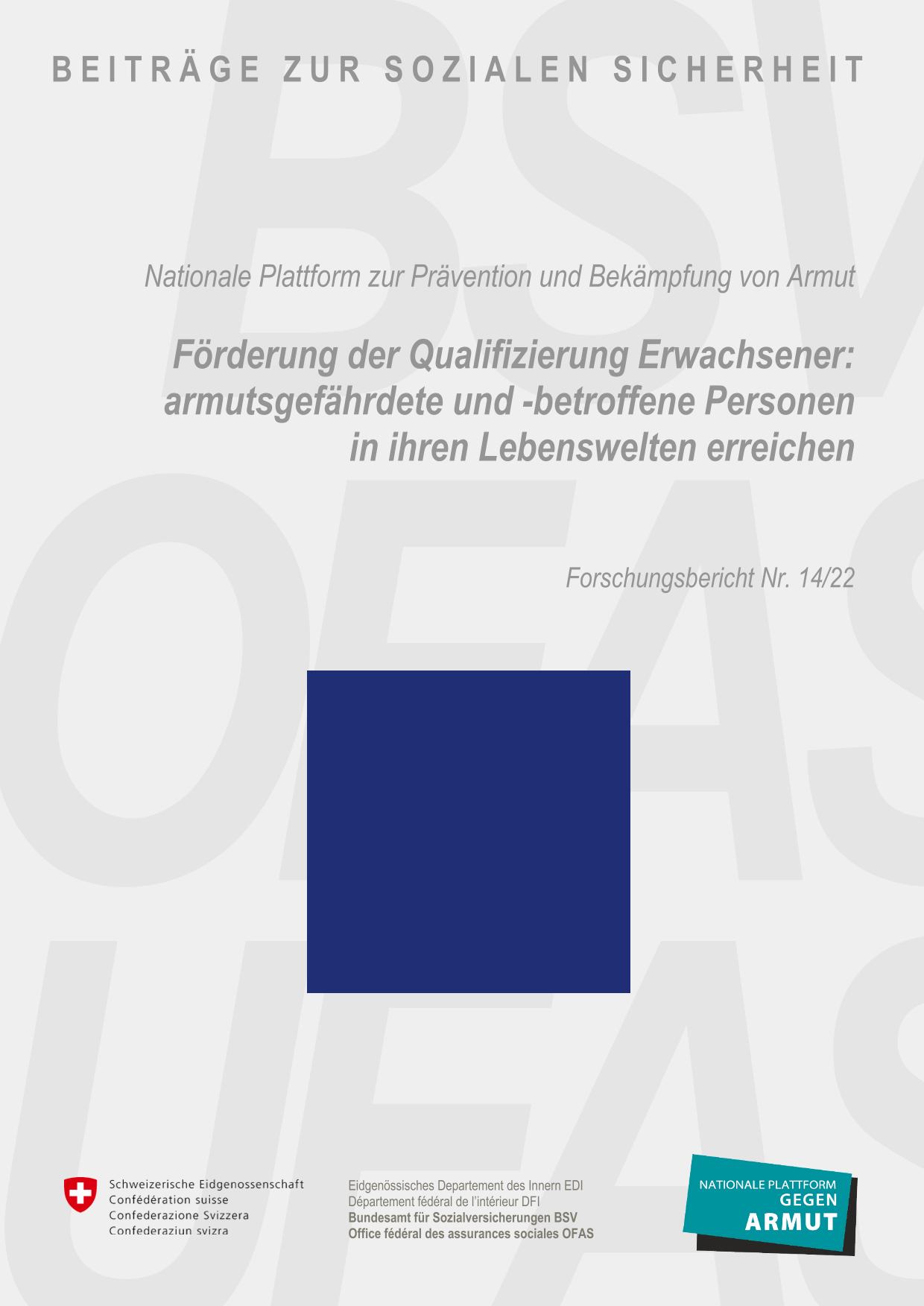 Frderung der Qualifizierung