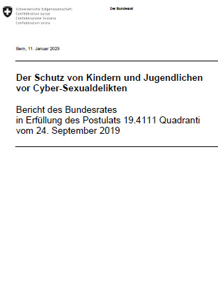 Schutz von Kindern und Jugendlichen vor Cyber Sexualdelikten d