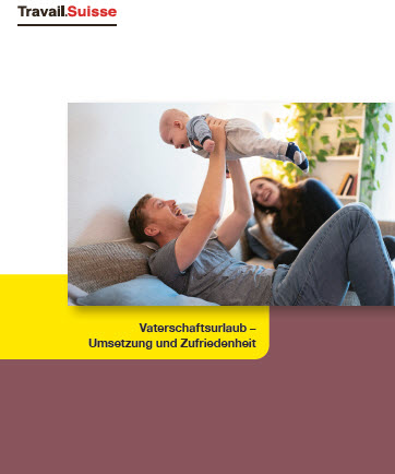 Studie TravailSuisse Vaterschaftsurlaub d 30092021
