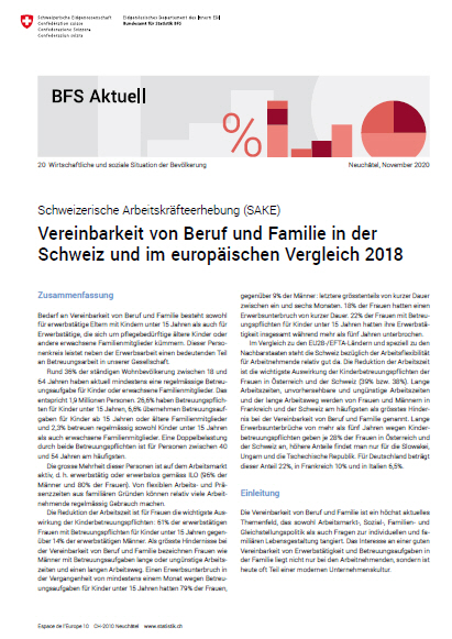 Vereinbarkeit im europäischen Vergleich 2018 d